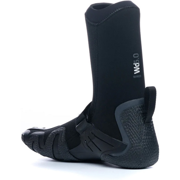 2024 C- Skins Wired 5mm Hidden Split Toe Bottes En Noprne C-BOWI5HST - Black